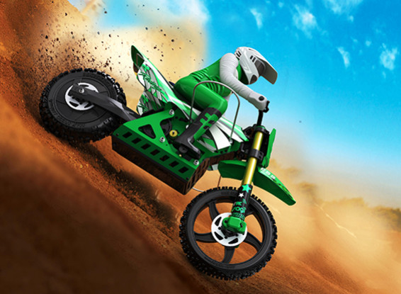 Super Rider SR4 1/4 Scale Brushless RC Motos (ARR) - Green