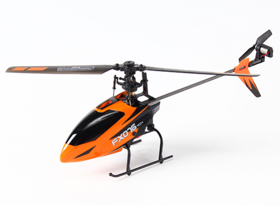 FX076C 2.4GHz 4CH Flybarless RC Helicopter (pronto para voar)