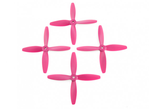Lumenier FPV Corrida Hélices 5040 4-Blade Pink (CW / CCW) (2 pares)