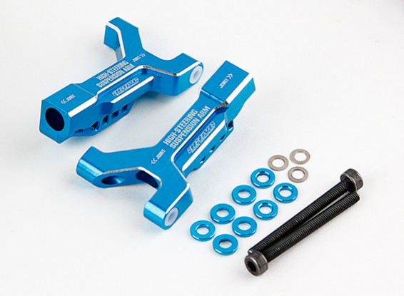 Ativo Hobby Tipo-C Direcção Suspensão Arm Set (azul)