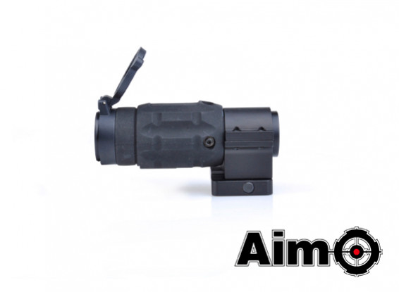 Destinam-O estilo AP 3x Magnifier com Twist-off mount (Black)