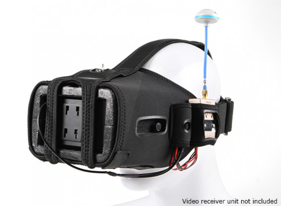 Quanum DIY FPV Goggle V2 w / Monitor de LCD de 5 polegadas (Kit)