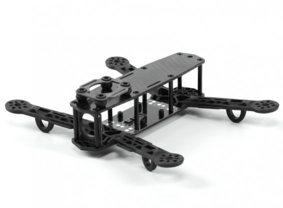 H-Rei Cor de 250 Classe FPV Corrida Drone Frame (Black)
