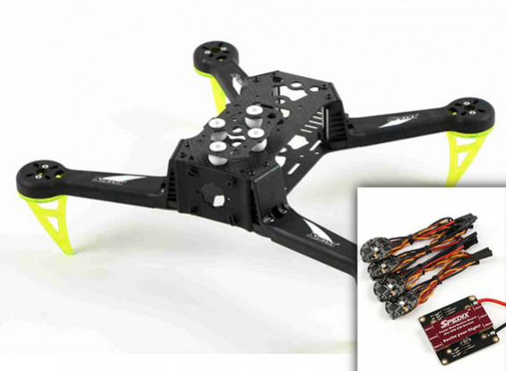 Spedix S250AQ FPV Corrida Drone Kit W / ESC PDB Combo