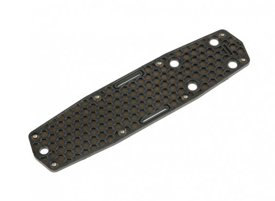 HobbyKing ™ cores 250 Upper Deck Plate (Preto)