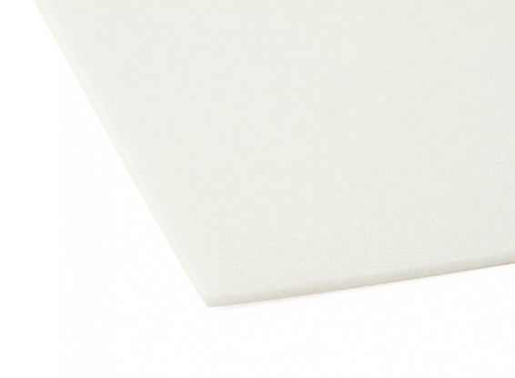 Aero-modelagem Foam Board 3 milímetros x 500 milímetros x 1.000 milímetros (branco)