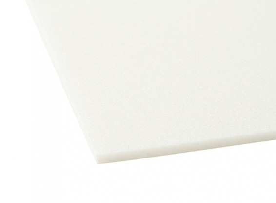 Aero-modelagem Foam Board 5 milímetros x 500 milímetros x 1.000 milímetros (branco)