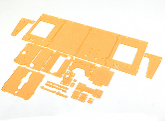 Turnigy Mini Fabrikator 3D v1.0 Printer Peças - Laranja Habitação