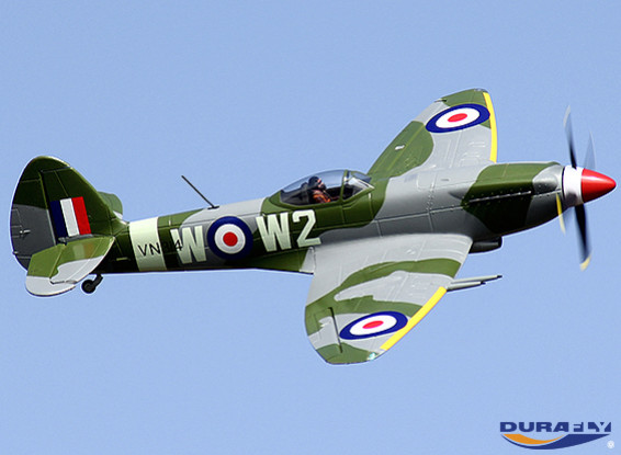 Durafly ™ Mk-24 Spitfire com retrai / Flaps / Nav luzes w / 40A ESC (PNF)