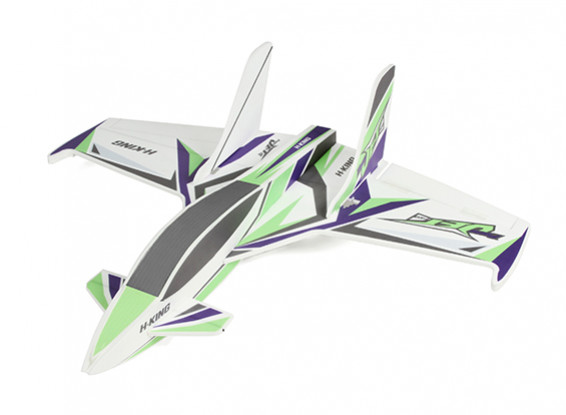 HobbyKing primeiro-Jet Pro - Glue-N-Go Series - Kit Foamboard (verde / roxo)