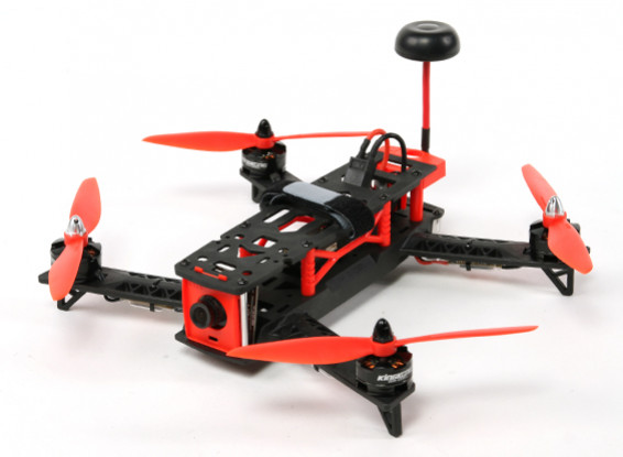 Kingkong 260 FPV Corrida Drone Plug & Play (Red)