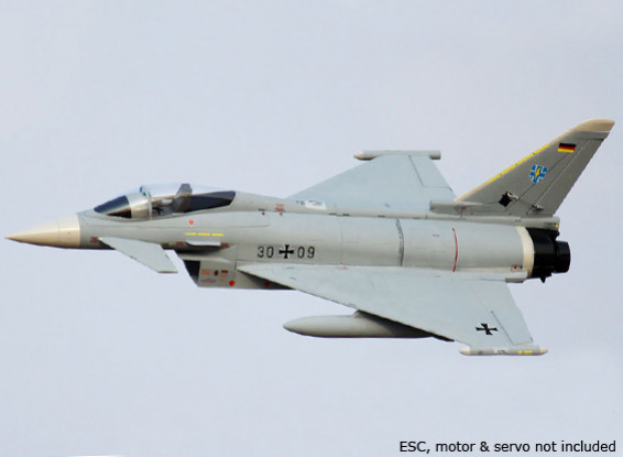 Eurofighter Typhoon V2 90 milímetros EDF 960 milímetros (ARF)