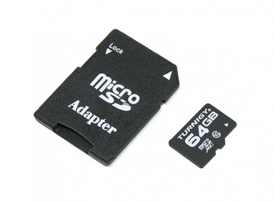 10 Cartão Turnigy 64GB Classe Micro SD de memória (1pc)