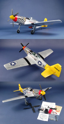 Art tecnologia P-51D Mustang RTF w / sistema brushless