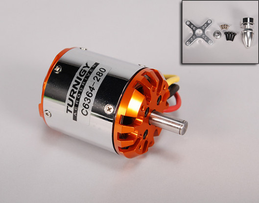 Turnigy 63-64-A 280Kv 65A Brushless Outrunner (52-30)