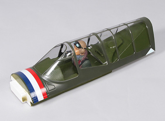 P-40N (verde) 1.700 milímetros - Canopy substituição