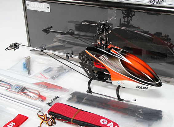 Gaui furacão Helicopter 200 EP 3D de luxe Combo - vermelho / preto