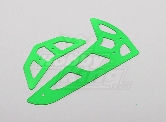 Neon Green fibra de vidro horizontal / vertical Fins Trex 500
