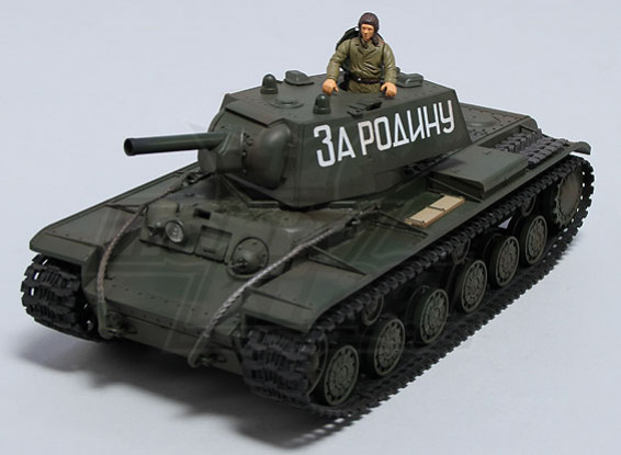 KV-1 Tanque soviético RTR w / TX / Som / Infrared