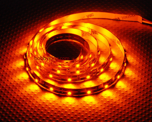 High Density R / C LED flexível Strip-amarelo (1mtr)