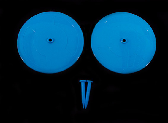 Azul Radio Control Car Pista Deriva Marcadores Light 2 x 200 milímetros