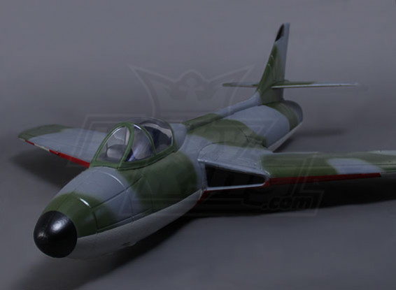 Hawker Hunter 90 milímetros EDF Swiss Air Force 1,112 milímetros w / ventilador, motor e Pernas Oleo (ARF)