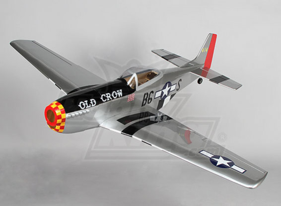 P-51D Old Crow 1206 milímetros Balsa (ARF)