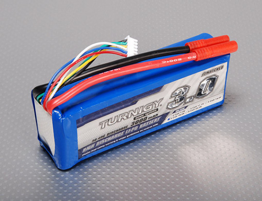 Turnigy 3000mAh 5S 30C Lipo pacote