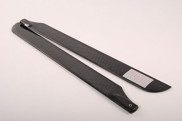 550 milímetros de fibra de carbono TIG Z-Weave principal Blades