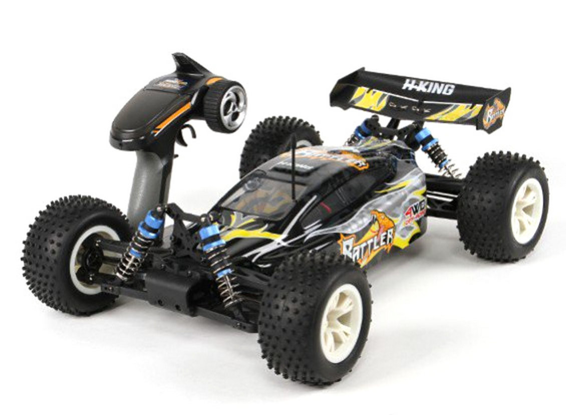 H King Rattler RTR 1 8 4WD Buggy V2 with Upgraded 80A ESC
