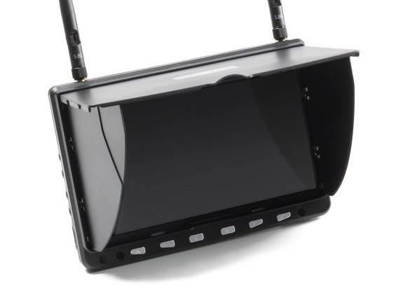 7 polegadas HD 5.8GHz 40CH Diversidade monitor LCD w DVR HDMI