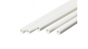 ABS Round Tube 3.0mm OD x 500mm White (Qty 5)