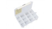 Large 12 Compartment Parts Box with Latching Lid (open)