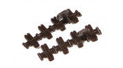 Micro Engineering HO Scale Code 100 to 83 Transition Plastic Insulated Rail Joiners 8pcs (26-001)