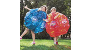 Childs PVC Inflatable Body Bubble Bumper Ball Red & Blue (2pcs) 5