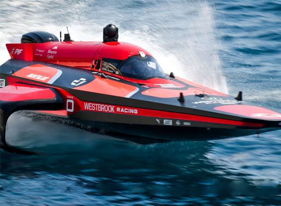 Torcster Joysway E1 RaceBird Lite – Bateau RC Hydrofoil 545 Mm, 2,4 GHz, Prêt à L'emploi – Bleu/rouge – Modèle Radiocommandé Rapide Pour Ados