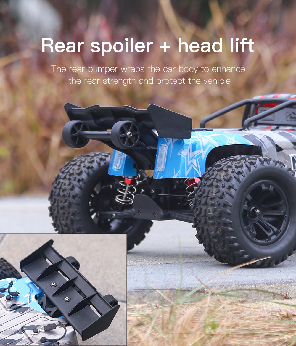 GTFANS M606 1/12 Scale Bigfoot off-road Truck 4WD Brushless RTR , Blue