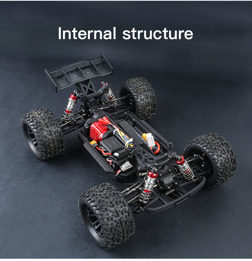 GTFANS M606 1/12 Scale Bigfoot off-road Truck 4WD Brushless RTR , Blue