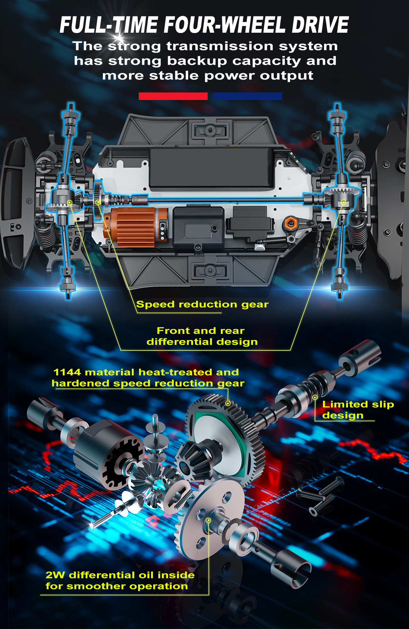 ZD Racing RX-12 Rally Car - Suspension System