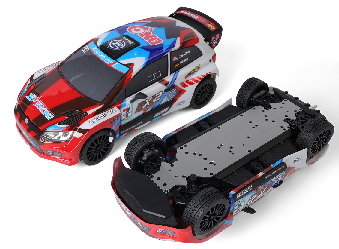 ZD Racing RX-12 1/12 Scale RC Rally 4WD Brushless RTR , Red