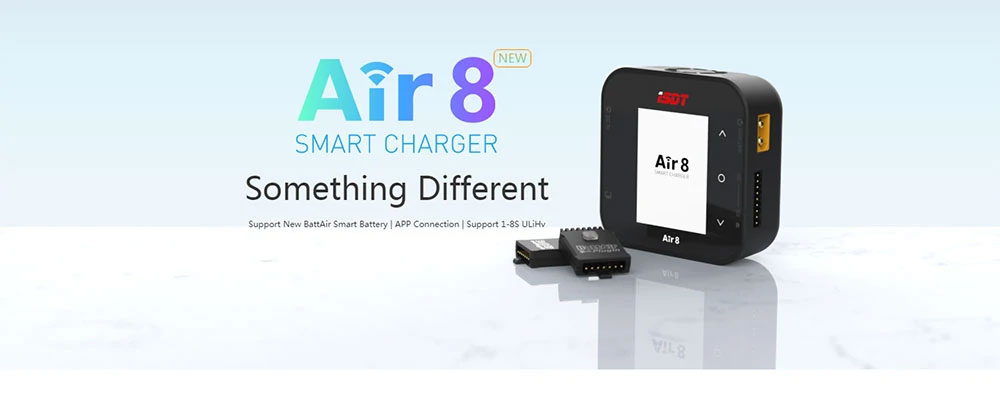 ISDT - Chargeur Smart Lipo Smart Air8, chargeur d'équilibre DC 500W - FLASH RC ISDT - Chargeur Smart Lipo Smart Air8, chargeur d'équilibre DC 500W - FLASH RC