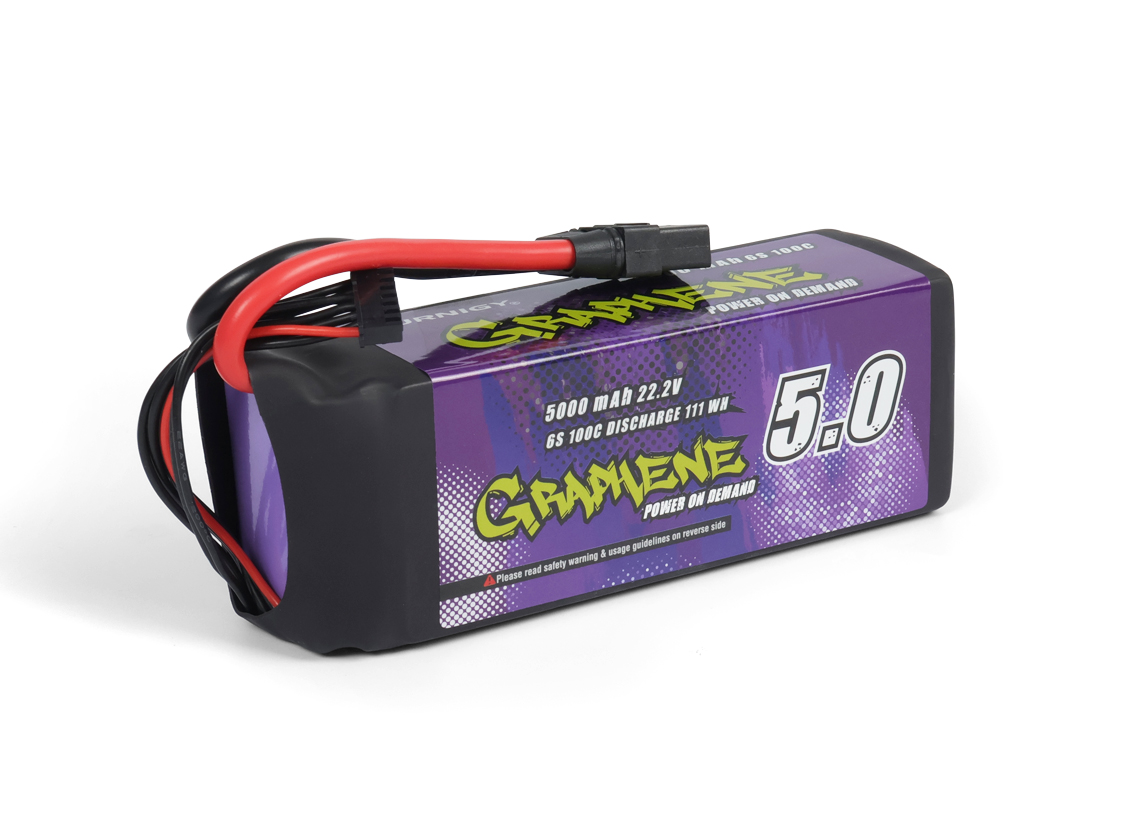 Turnigy Graphene 5000mAh 6S 22.2V 100C LiPo Battery Pack w/XT90 Connector