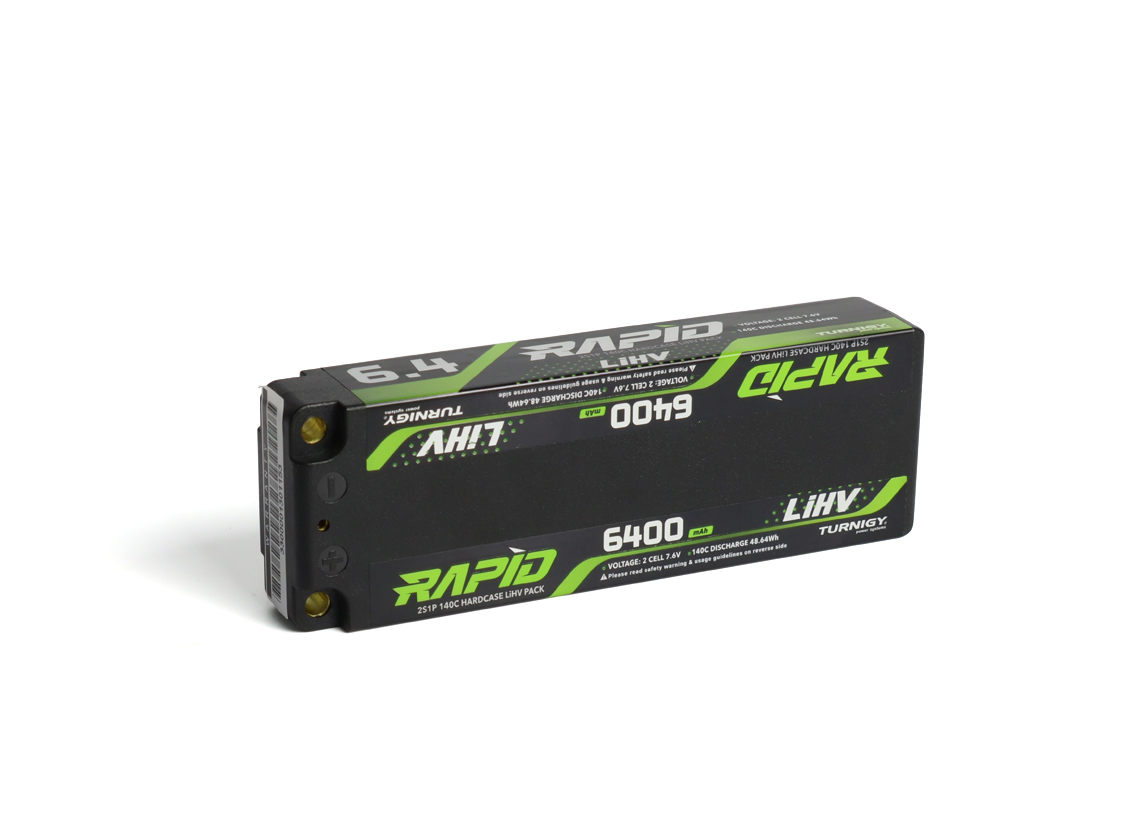 tataty Turnigy Rapid LiHV 8600mAh 2S 7.6V 140C Hardcase LiPo Battery with