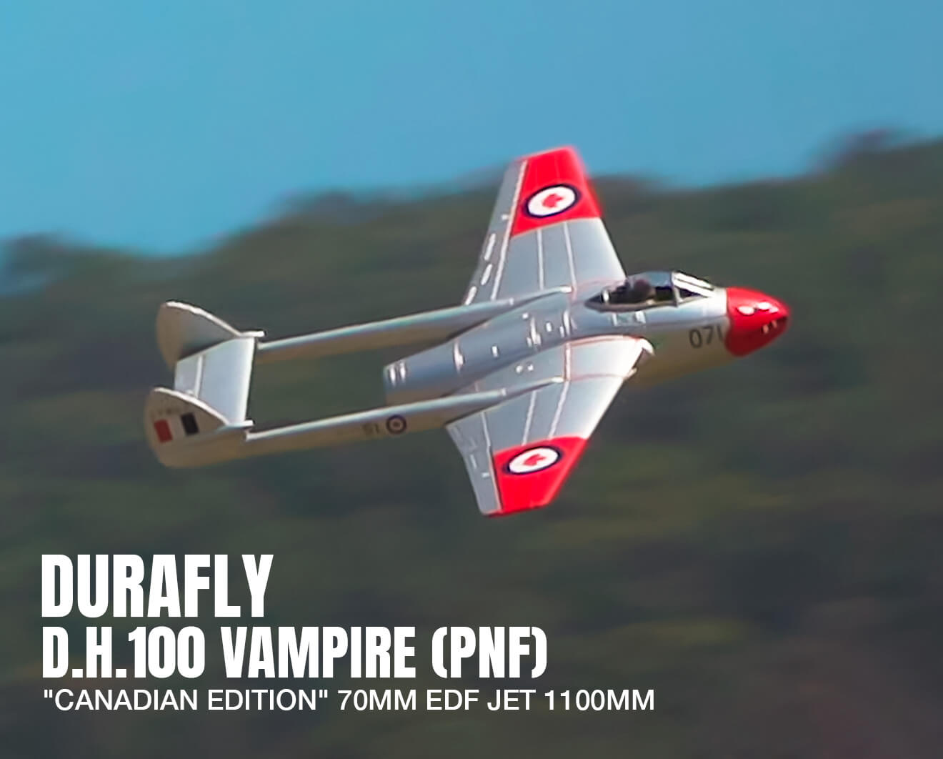 A Must for Any EDF Fan! The Durafly D.H.100 Vampire! 