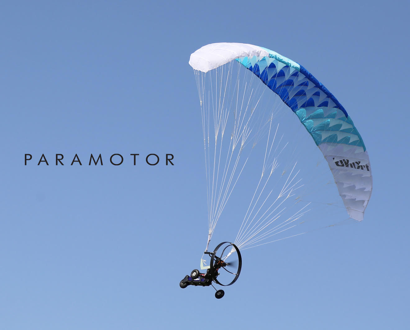 The H-King Paramotor -  Easy to Fly, Looks Great in the Air! 