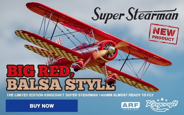 Super Stearman Big Red, Balsa Style - Shop Now