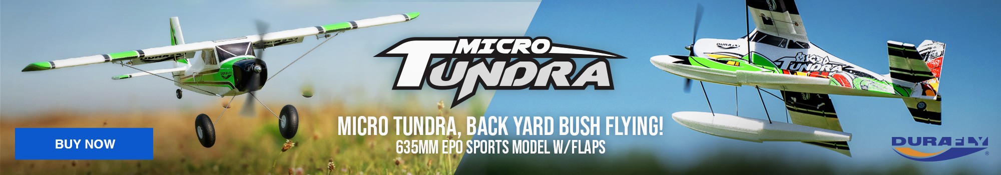 Micro Tundra, Back Yard Bush Flying!
