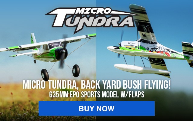 Micro Tundra, Back Yard Bush Flying!
