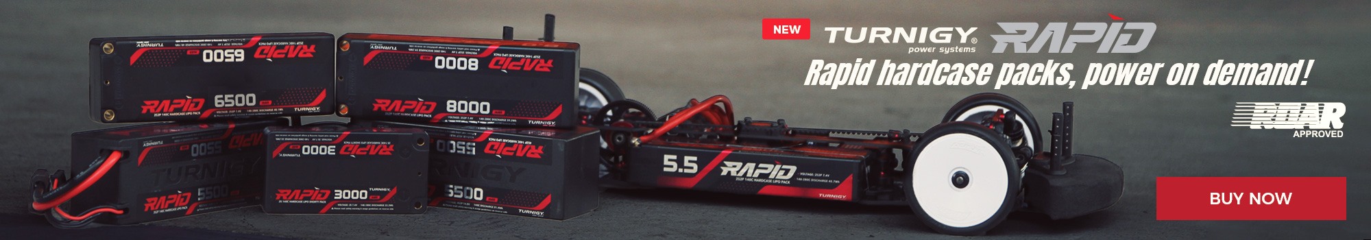 Turnigy Rapid Hardcase Packs, Power On Demand!