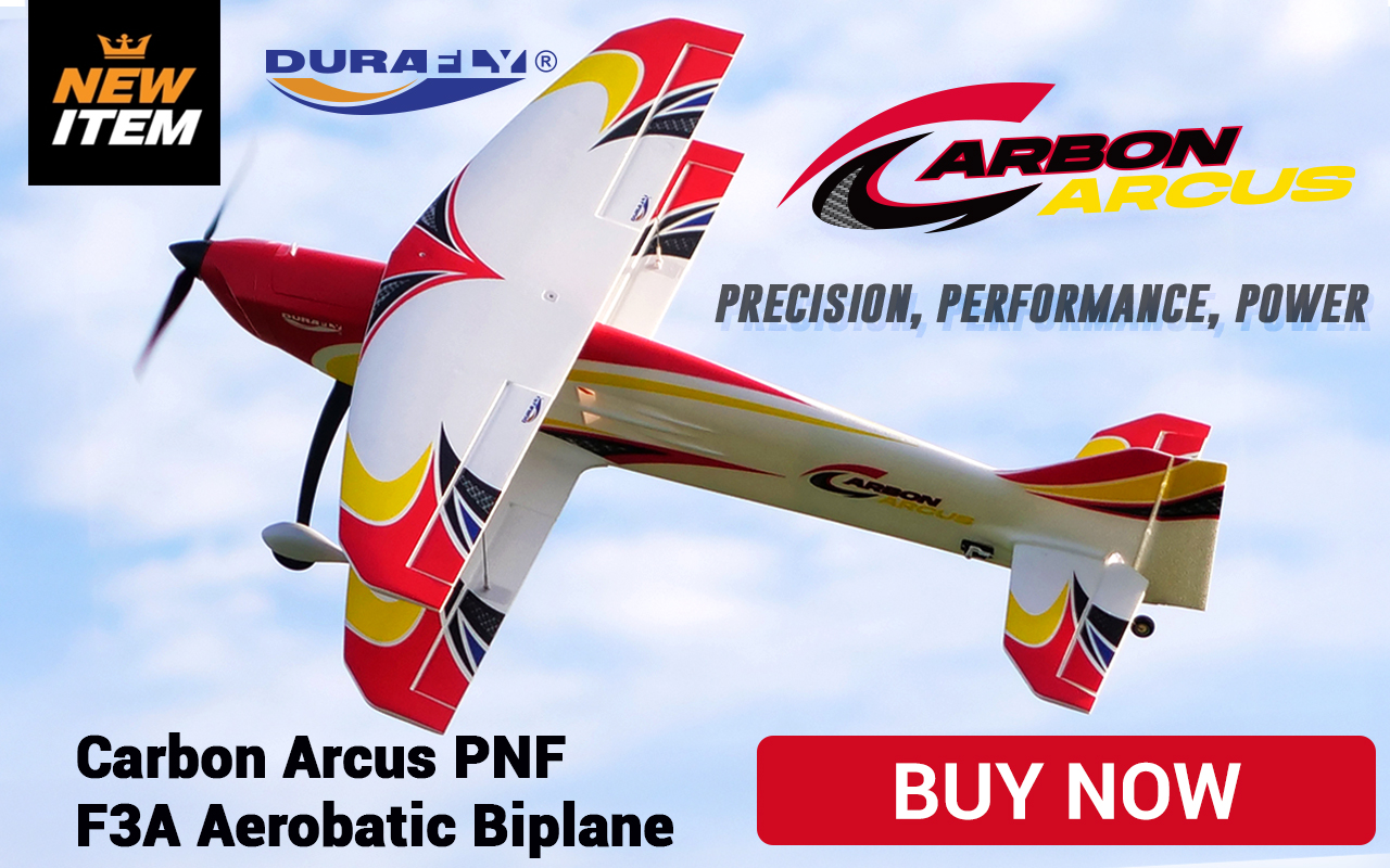 Carbon Arcus F3A Aerobatic Biplane Release 2024